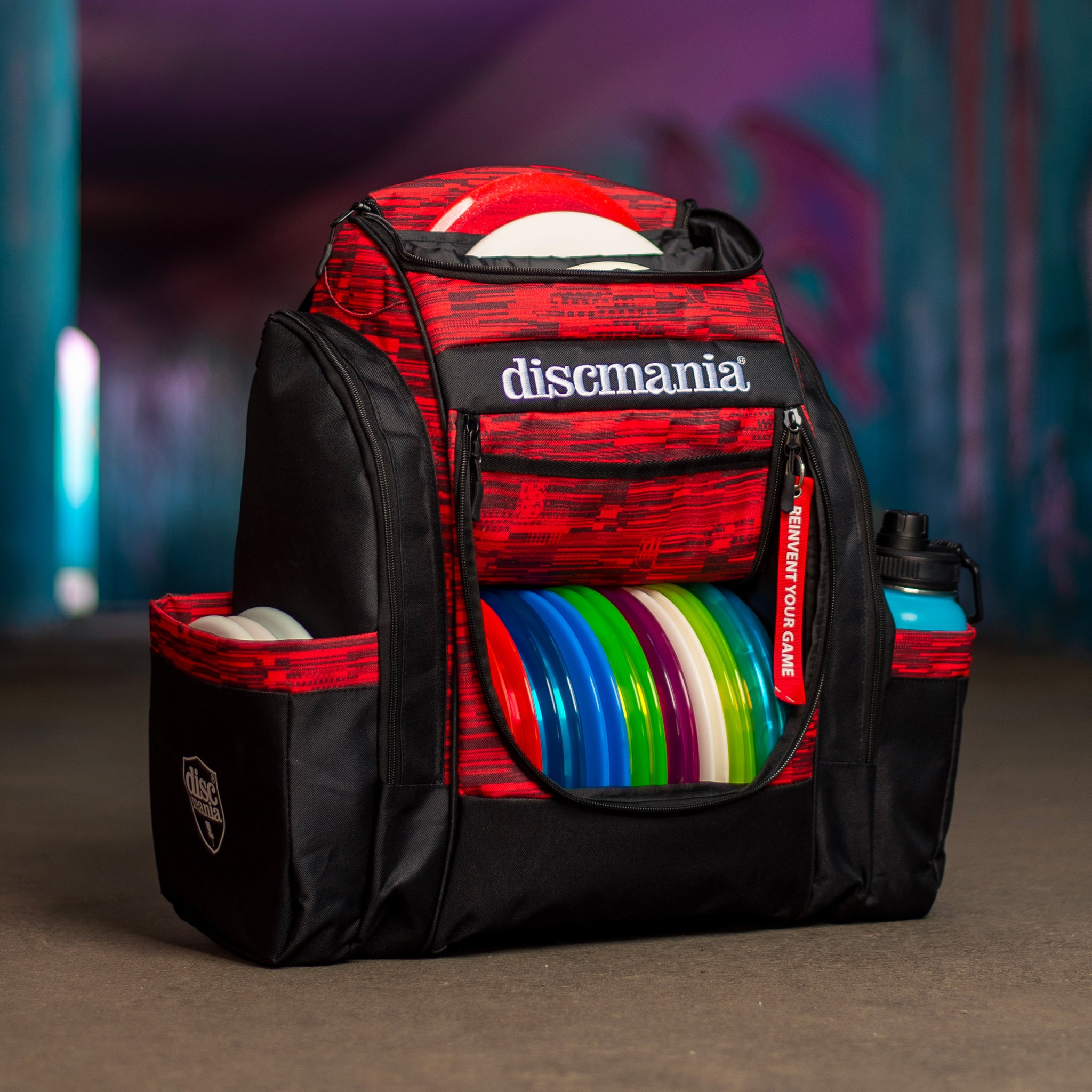Discmania Disc Golf Bag Fanatic Fly Backpack Red